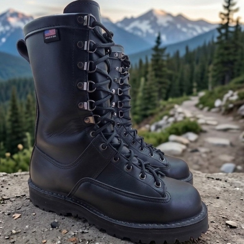 Danner Fort Lewis 10 Inch Black Leather Insulated Duty Boots 69110 Mens 9 D
